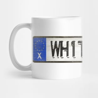 Whitecross - License Plate Mug